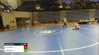 125 lbs Quarterfinal - Brandon Meredith, South Dakota State vs Bowen Downey, Northern Iowa