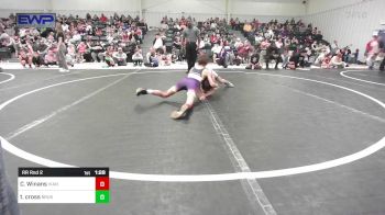 76 lbs Rr Rnd 2 - Cale Winans, Vian Wrestling Club vs Tristen Cross, Brushy Wrestling Club