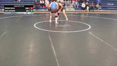 155 lbs Round 2 - Zeniah Baca, Adams Central vs Livia Sharpe, Wahoo