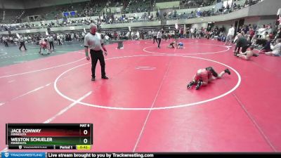 90 lbs Cons. Round 2 - Jace Conway, Minnesota vs Weston Schueler, Minnesota