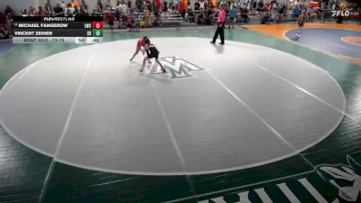 73-78 lbs Champ. Round 1 - Michael Fangerow, Lincoln-Way Wrestling Club vs Vincent Zeiher, Super D