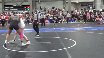 120 lbs Cons. Round 1 - Emily Echeverry, Falcon Empire vs Jade Plank, Maize