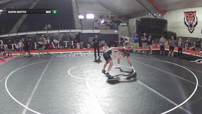 140 lbs 3rd Place Match - Wesley Kent, Idaho vs Gavin Mattix, Montana