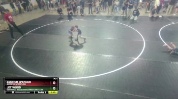 43-45 lbs Round 1 - Jet Wood, Colorado Regulators Wrestling Club vs Cooper Spencer, Olympian Wrestling