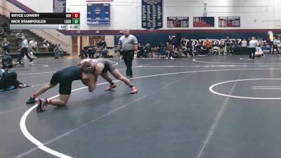 157 lbs Rr Rnd 1 - Bryce Lowery, Indiana vs Nick Stampoulos, Lock Haven