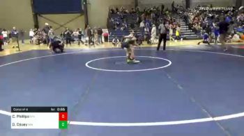 77 lbs Consolation - Christopher Phillips, Complex Training Center vs Dylan Couey, Woodland Wrestling