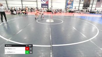 75 lbs Rr Rnd 3 - Max Myers, Warrior RTC vs Landyn Clifford, Grain House Grapplers