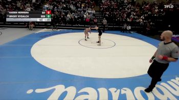 5A 132 lbs Quarterfinal - Kaden Herrera, Roy vs Brody Rydalch, Bountiful