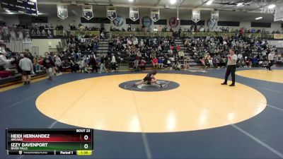 100 lbs Quarterfinal - Adeline Peterson, Edgar vs Ayda Miller, Saint Croix Central