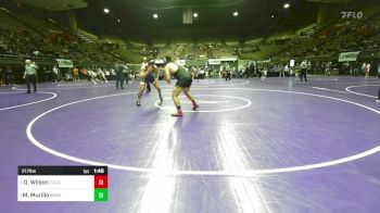 217 lbs Semifinal - Dominic Wilson, Tulare Union vs Michael Murillo, Bakersfield