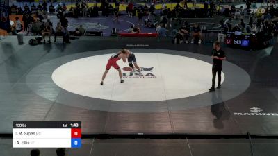 138 lbs Consolation - Miller Sipes, MO vs Austin Ellis, UT