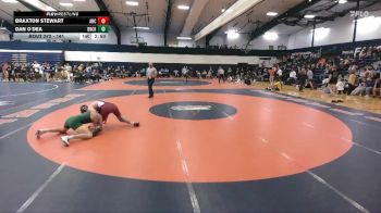 141 lbs Cons. Round 3 - Braxton Stewart, Arcadia vs Dan O`Dea, Brockport