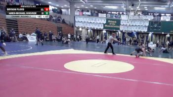 144 lbs Champ. Round 3 - Ames-Michael Hoevker, Granite Hills vs Bryson Floyd, San Clemente