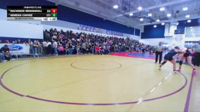 120 lbs Quarterfinal - Genesis Chavez, Citrus Valley vs Mackenzie Mendenhall, Corona