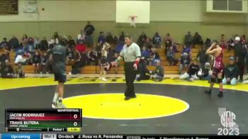 89 lbs Quarterfinal - Jacob Rodriguez, Iron Eagles vs Travis Butera, Sierra Sabers