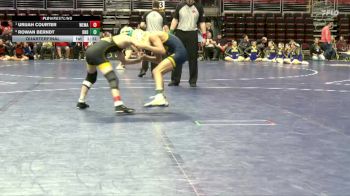 2A-113 lbs Quarterfinal - Urijah Courter, West Marshall vs Rowan Berndt, Burlington Notre Dame