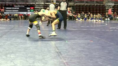 2A-113 lbs Quarterfinal - Urijah Courter, West Marshall vs Rowan Berndt, Burlington Notre Dame