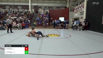 165 lbs Quarterfinal - Odin Phillips, Baylor School vs Liam O'Toole, Mount Vernon