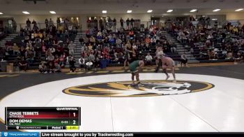 149 lbs Quarterfinal - Chase Tebbets, Little Rock vs Dom Demas, Cal Poly