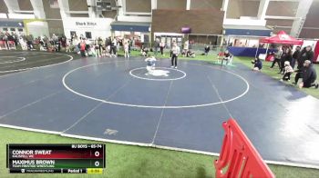 65-74 lbs Quarterfinal - Connor Sweat, Kalispell WC vs Maximus Brown, Team Prestige Wrestling