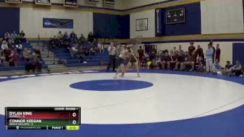 125 lbs Champ Round 1 (16 Team) - Connor Keegan, Roger Williams vs Dylan King, Norwich