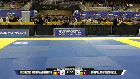 Enzo Pietro Da Silva Amorim Pess vs Michael Joseph Ledonne Jr. 2026 Pan Kids Jiu-Jitsu IBJJF Championship