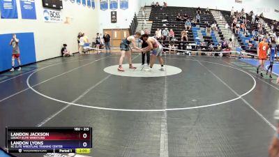 215 lbs Semifinal - Landon Lyons, KC Elite Wrestling Training Center vs Landon Jackson, Legacy Elite Wrestling