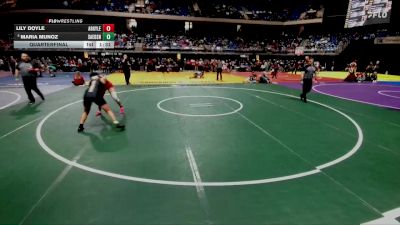 5A 145 lbs Quarterfinal - Maria Munoz, San Antonio Edison vs Lily Doyle, Argyle