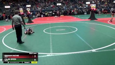 60 lbs Quarterfinal - Caleb Simon, WNW1 vs Graham Mathie, ATW2