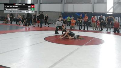 84 lbs Cons. Sub-semis - Clive Balderas, Ronan Wrestling Club vs Boone Tribbett, Freeman Mat Dawgs