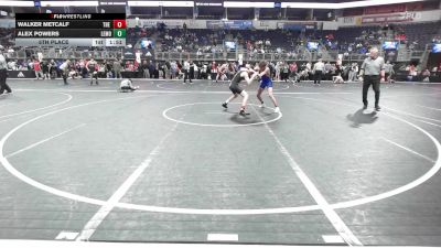 106 lbs 5th Place - Walker Metcalf, The Best Wrestler vs Alex Powers, Lemont