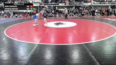 132 lbs Round Of 32 - John Carrozza, Ridgefield vs Thomas Nguyen, Braintree