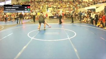 192 lbs Quarterfinal - Yvette Kerns, Urbana vs Allison Kiracofe, Eaton Middle School