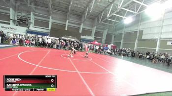 130 lbs Cons. Round 6 - Katerina Ivanova, Bishop Kelly vs Addie Rich, Bear River