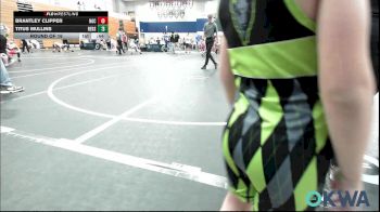 52 lbs Round Of 16 - Brantley Clipper, Norman Grappling Club vs Titus Mullins, Redskins Wrestling Club