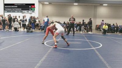 120 lbs Round Of 128 - Mason Brown, NC vs Thomas Patterson, AL