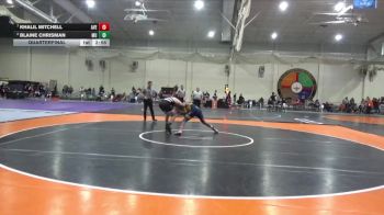 184 lbs Quarterfinal - Khalil Mitchell, Averett vs Blaine Chrisman, Mount Union