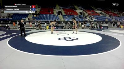 215 lbs Cons. Rd Of 16 - Devin Downes, NY vs Leimana Fager, UT