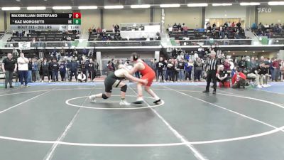 285 lbs Quarterfinal - Maximillian Distefano, East Providence vs Kaz Morosetti, North Kingstown
