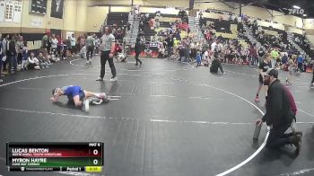 58 lbs Round 4 - Myron Hayre, Cane Bay Cobras vs Lucas Benton, White Knoll Youth Wrestling