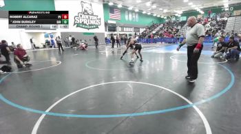 126 lbs Champ. Round 1 - John Burkley, Santiago Corona vs Robert Alcaraz, Paloma Valley