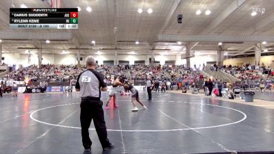 A 190 lbs Quarterfinal - Darius Sudderth, Alcoa High School vs Rylenn Keme, Millington Central High School