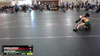 65 lbs Round 1 - Bayden Evans, Madison Elementary School vs Joaquin Ascencio, Hahn Intermediate School