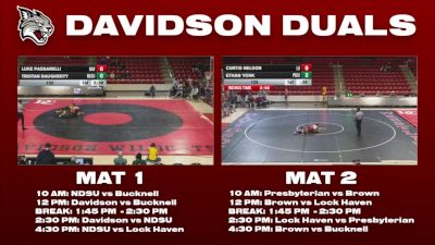133 lbs Round 3 - Tristan Daugherty, North Dakota State vs Luke Passarelli, Davidson