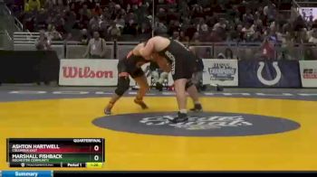 285 lbs Quarterfinal - Marshall Fishback, Rochester Community vs Ashton Hartwell, Columbus East