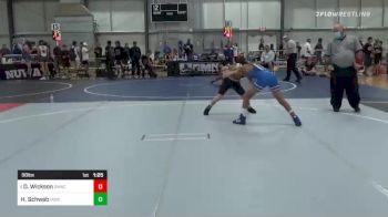 98 lbs Quarterfinal - Dana Wickson, Dwac vs Hendrix Schwab, Iawc