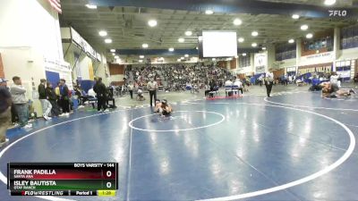 144 lbs Champ. Round 1 - Isley Bautista, Otay Ranch vs Frank Padilla, Santa Ana