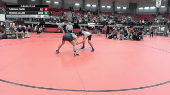 165 lbs 5th Place Match - Corban Chen, Southlake Carroll vs Joshua Allen, Northwest Eaton