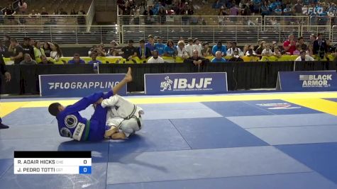 RYKER ADAIR HICKS vs JOÃO PEDRO TOTTI 2024 Pan Kids Jiu-Jitsu IBJJF Championship