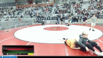 106 lbs Champ. Round 1 - Arihanna Hall, Wrestling Rhinos Wrestling Club vs Zackery Motzkus, South West Washington Wrestling Club